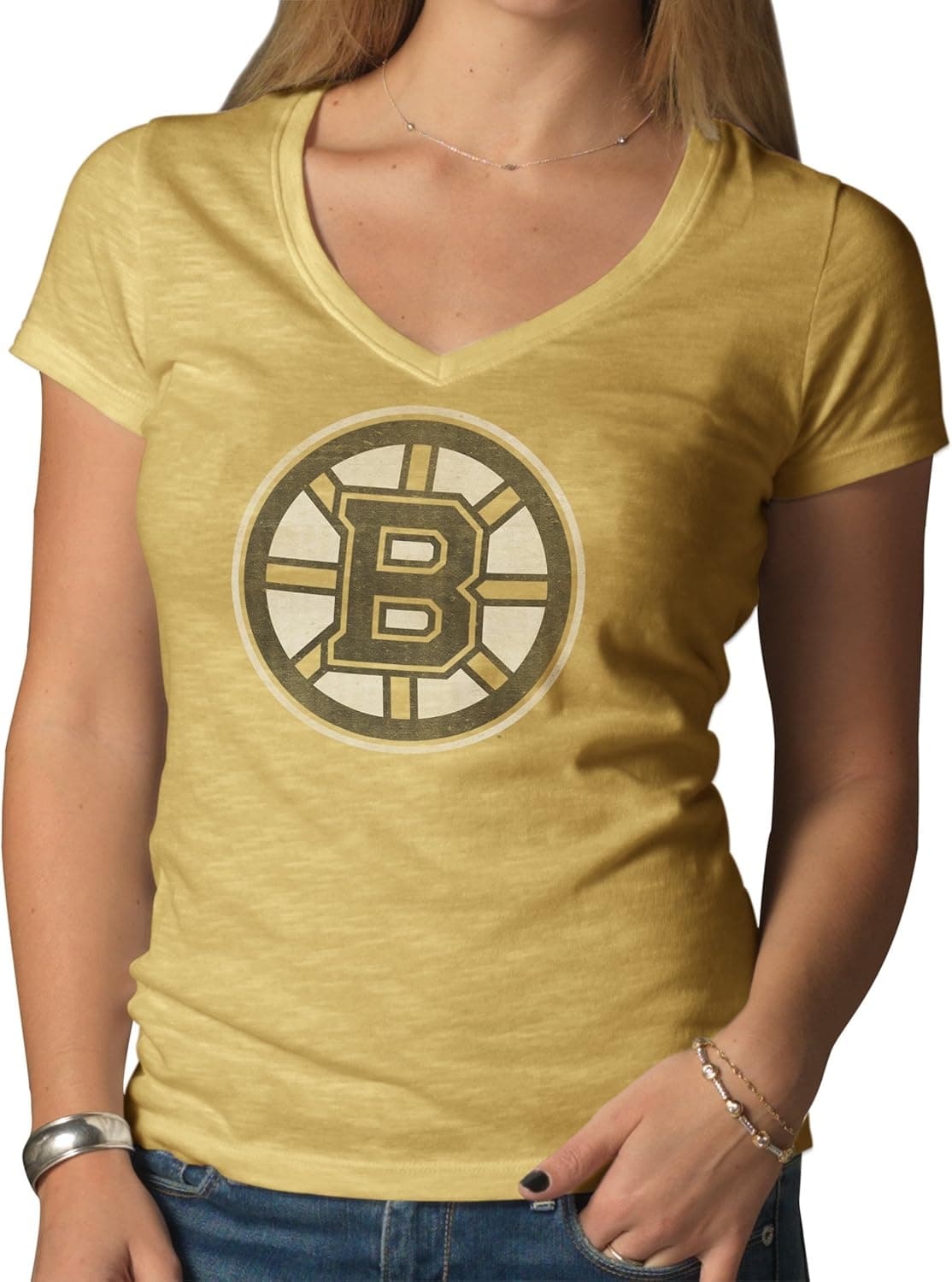 NHL '47 Brand Women's V-Neck Scrum Tee