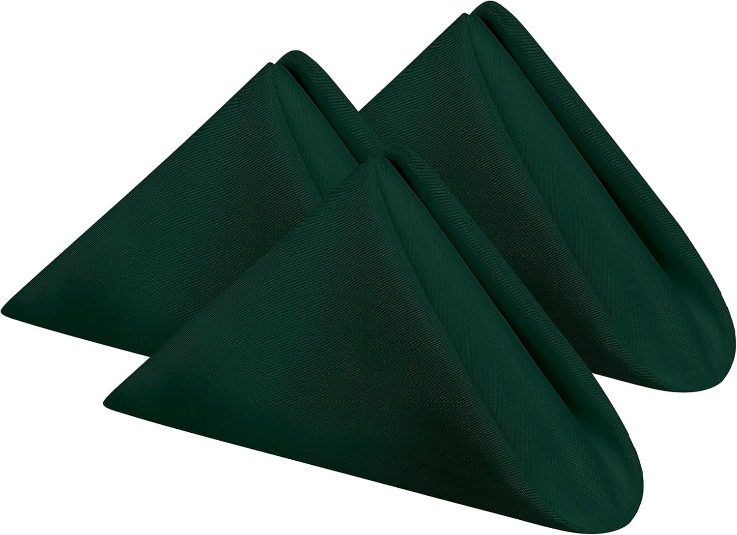 Utopia Home Hunter Green Cloth Napkins (12 Pack, 20x20 Inches), Ideal Dinner Napkins for Party, Wedding and Lunch/Dinner
