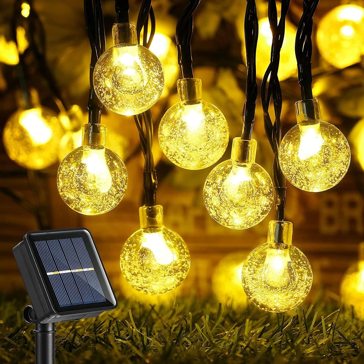 Jnaurb Christmas Net Lights with 8 Modes, Indoor/Ourdoor String Lights (Bronze, 360)