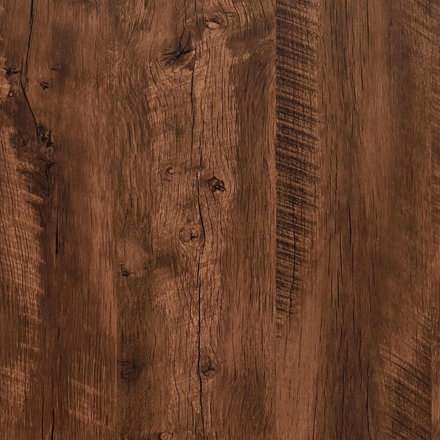 Mecpar Brown Wood Wallpaper Distressed Wood Contact Paper, 15.7" x 16.4 Ft Rustic Wood Peel and Stick Wallpaper Vintage Wood Grain Wallpaper Self Adhesive Wallpaper for Kitchen Countertop Cabinet