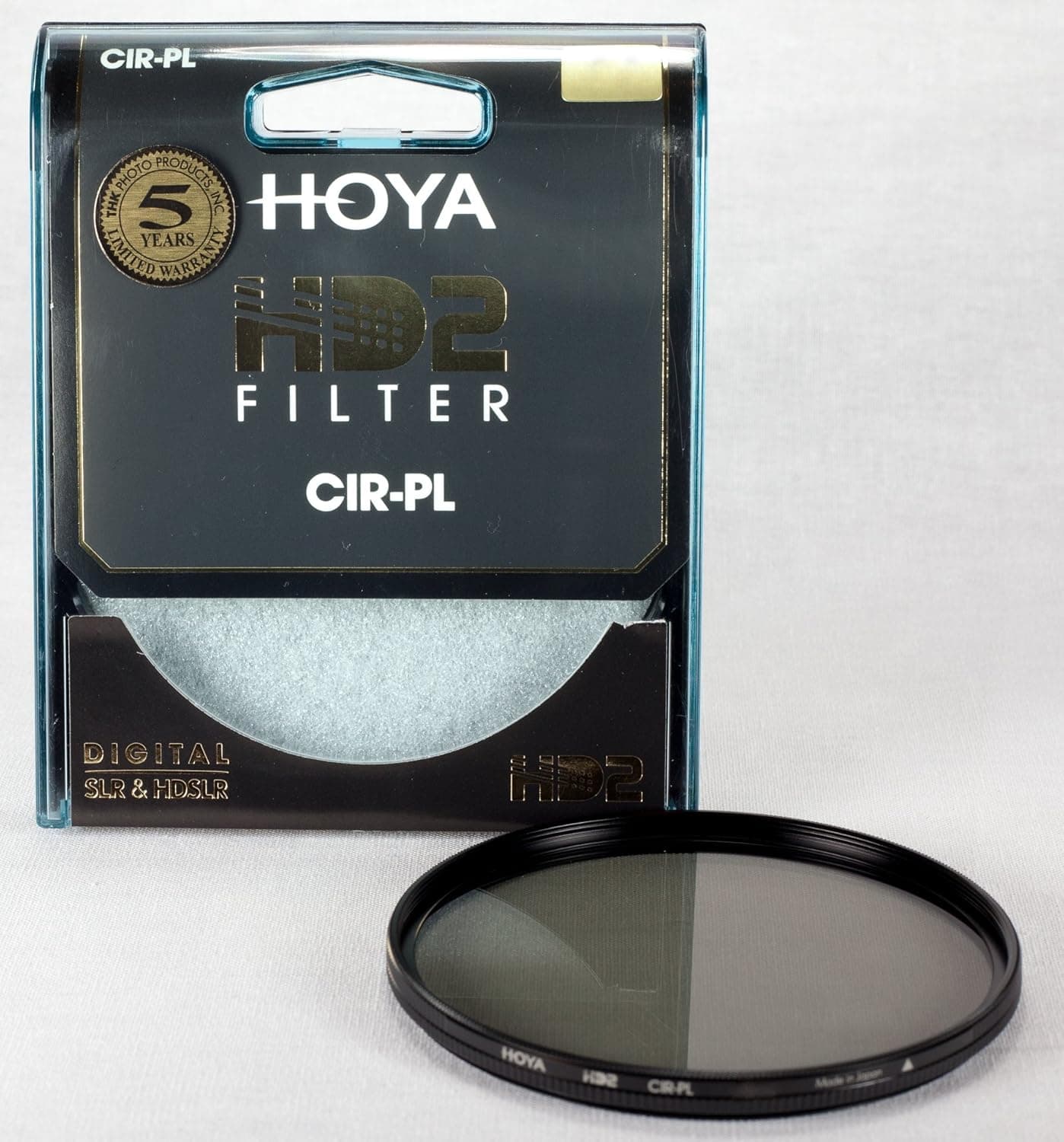 Hoya HD2 82mm Cir-PL 8-Layers Multi-Coated 1mm Thick Water & Oil Repellent, Scratch & Stain Resistant Glass Filter