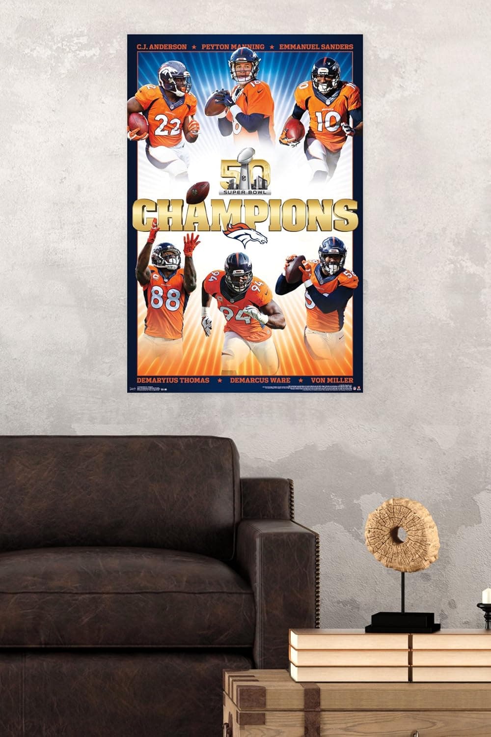 Trends International Super Bowl 50 Champions Collector's Edition Wall Poster 24" x 36"