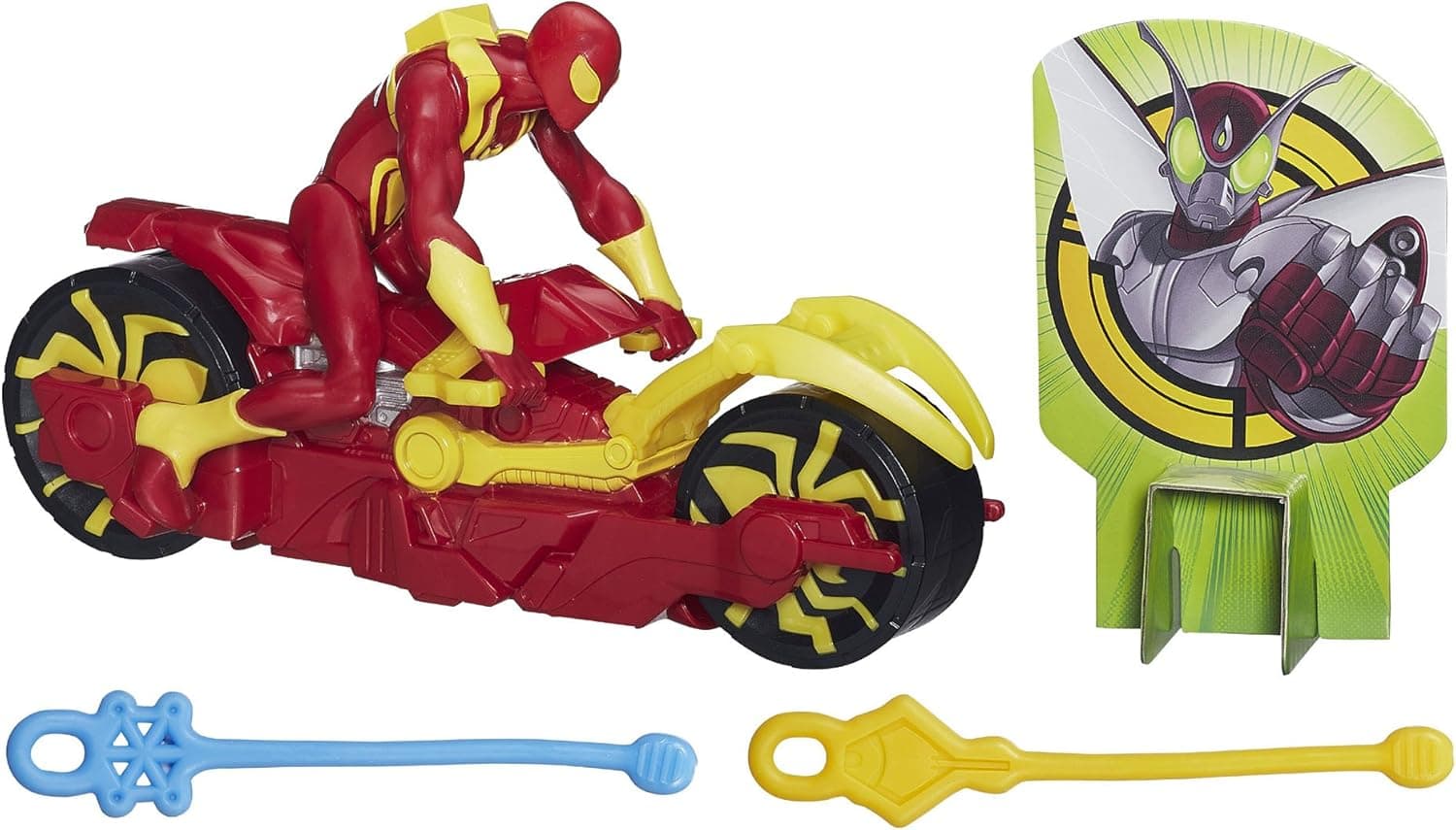 Marvel Ultimate Spider-Man Web Slingers Iron Spider with Arc Web Cycle