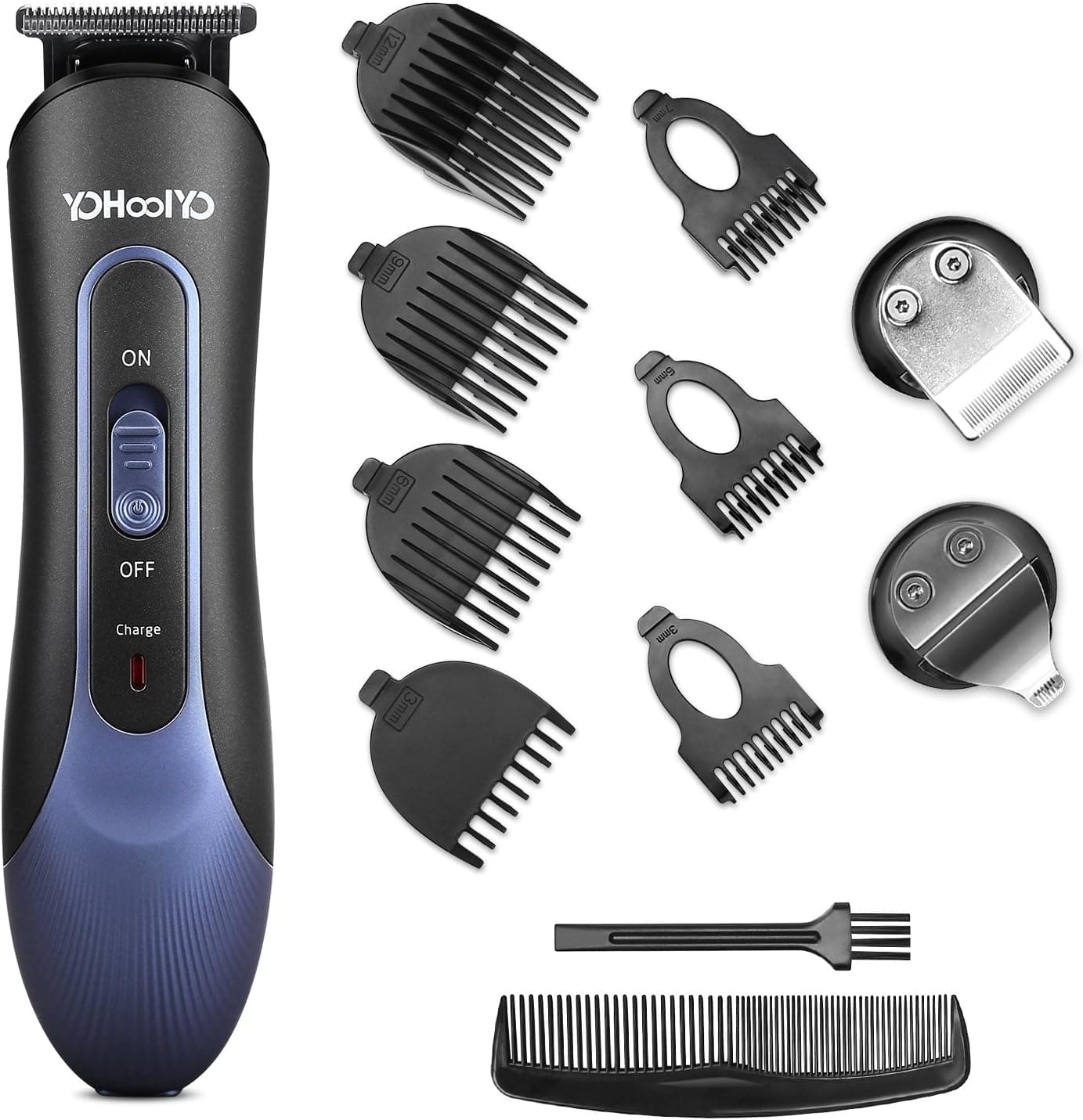 YOHOOLYO Hair Clippers for Men Cordless Hair Trimmer Set Rechargeable Hair Cutting Kit for Barbers Salon (Hair Clipper)
