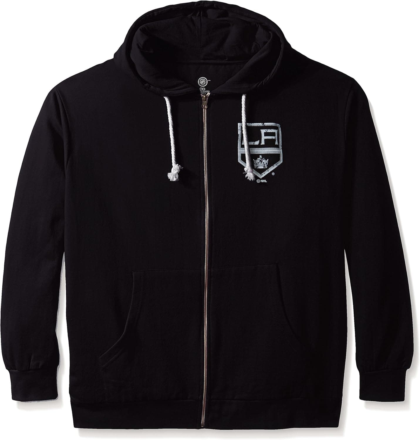 Profile Big & Tall NHL Women's Full Zip Fleece Logo Distressed Screen Print Hoodie