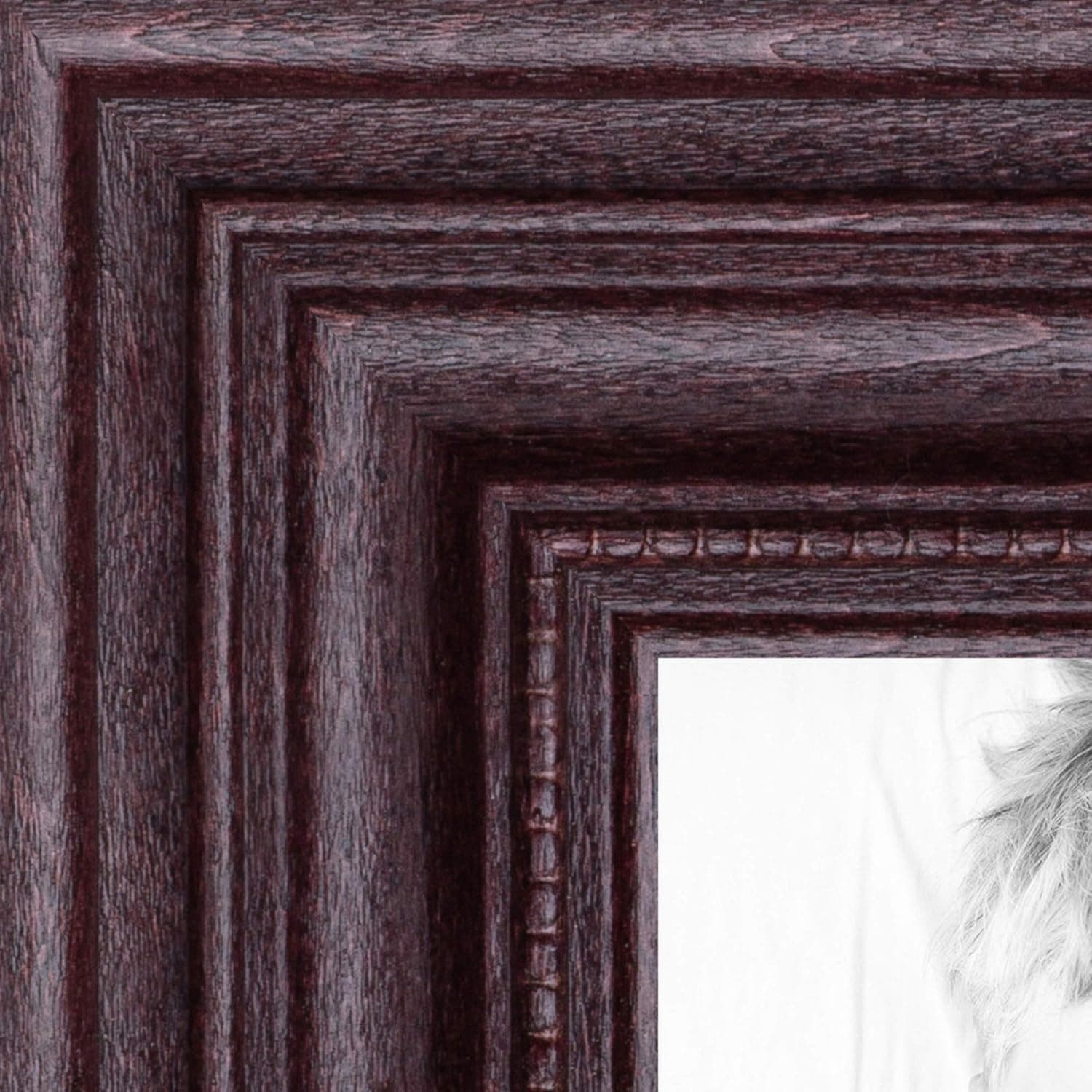 ArtToFrames 17x23 inch Dark Cherry Stain Wood Picture Frame, 2WOM0066-81375-YCHY-17x23