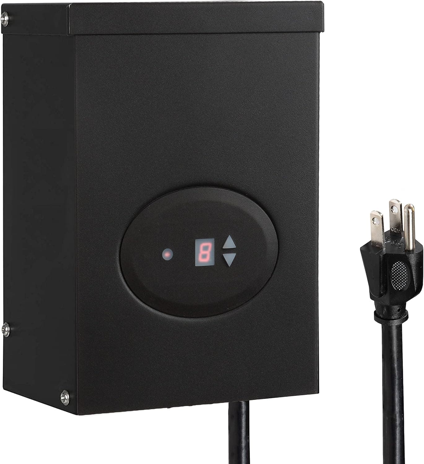 300 Watt Low Voltage Transformer for Landscape Lights - 120V AC to 12V AC & 14V AC Outdoor Lighting Transformer with Dusk to Dawn Sensor & Countdown Timer