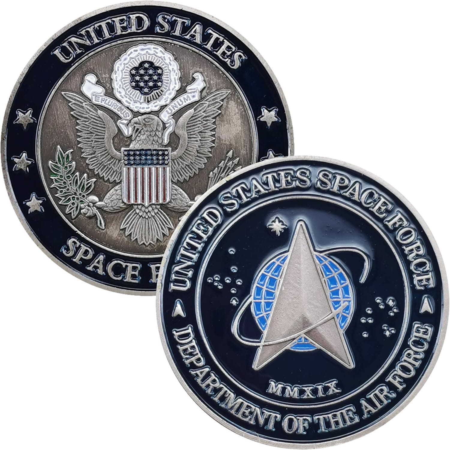 Strugglejewelry Space Force American Military Challenge Coin