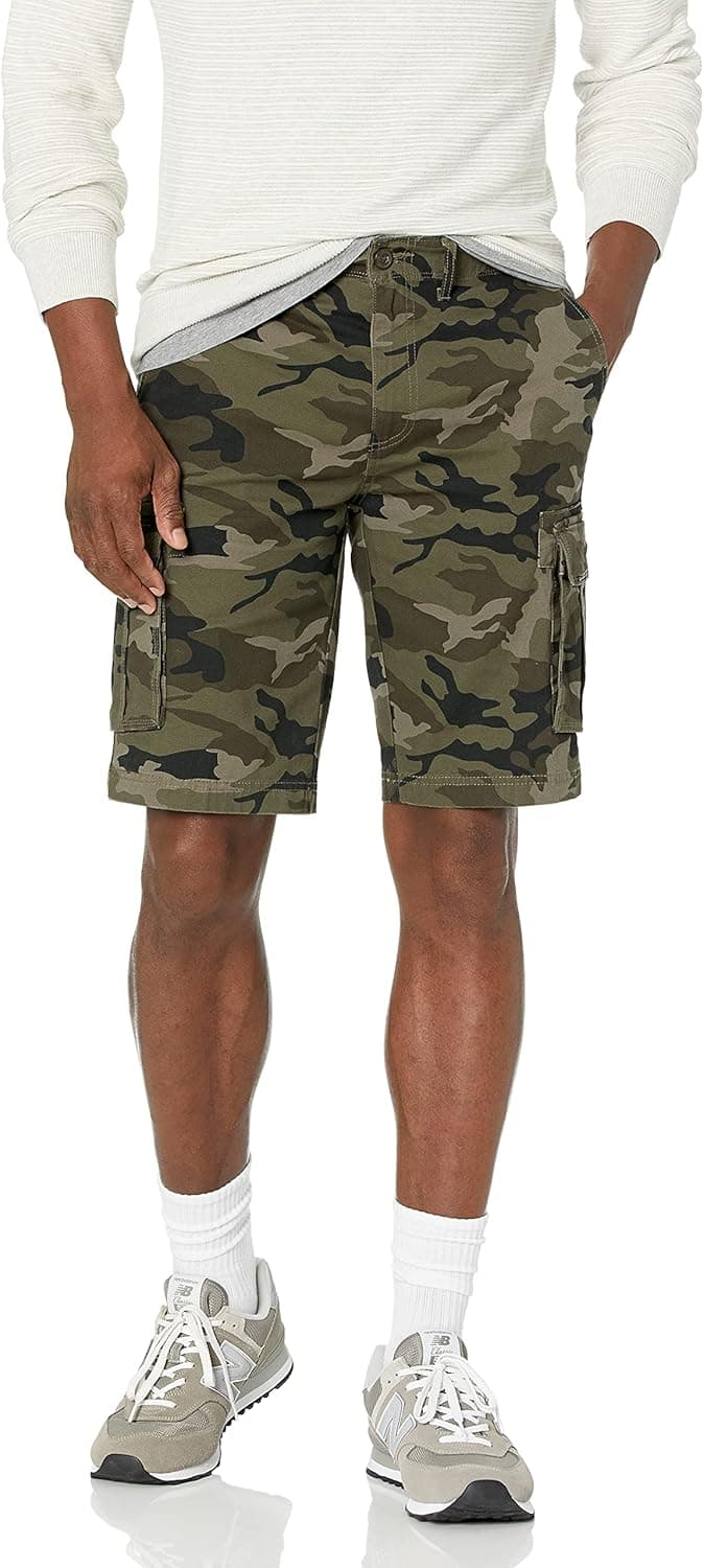 Goodthreads Men's Slim-Fit 11" Comfort Stretch Canvas Cargo Short