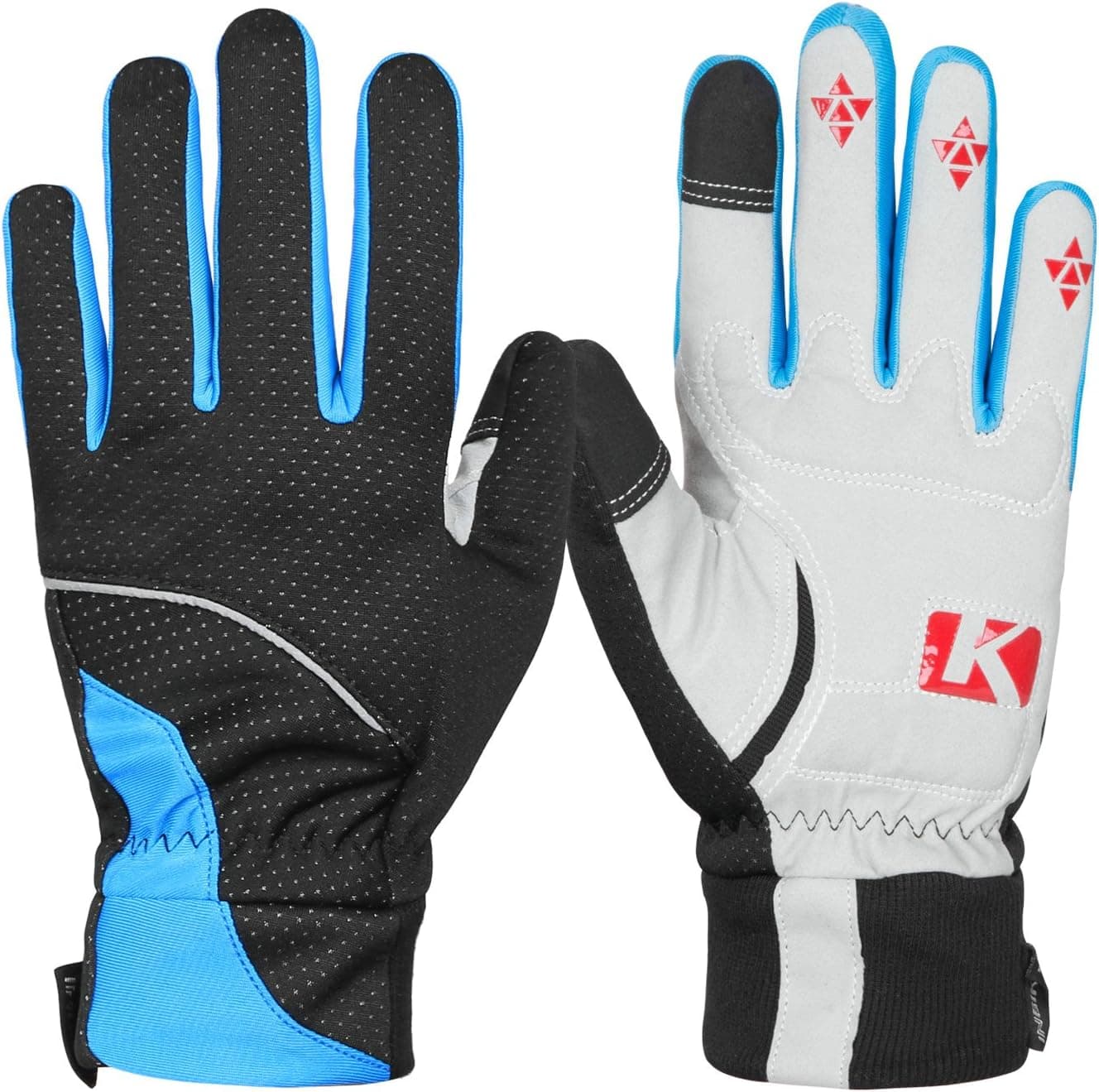 INBIKE KUTOOK Men's Winter Thermal Full Finger Bike Gloves for Cycling