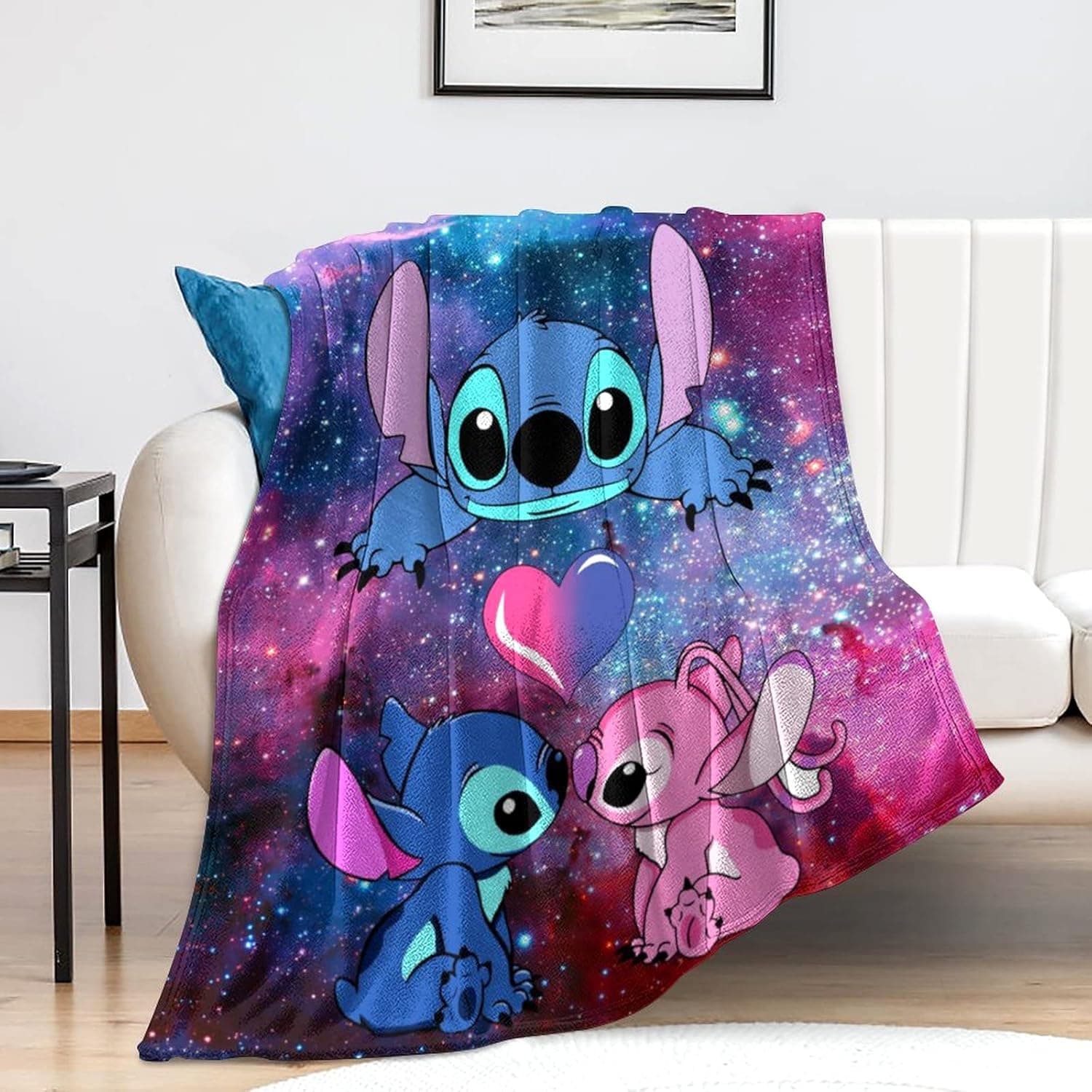 Cartoon Blanket Super Soft Flannel Throw Blanket Warm Comfortable Blanket Gifts for Kids Adults All Season 60"x50"
