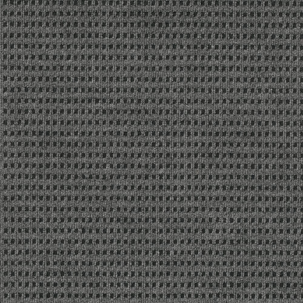 Foss Floors 72MCN Mosaic (Smoke) Carpet Tile Peel and Place, 24"x 24", Black