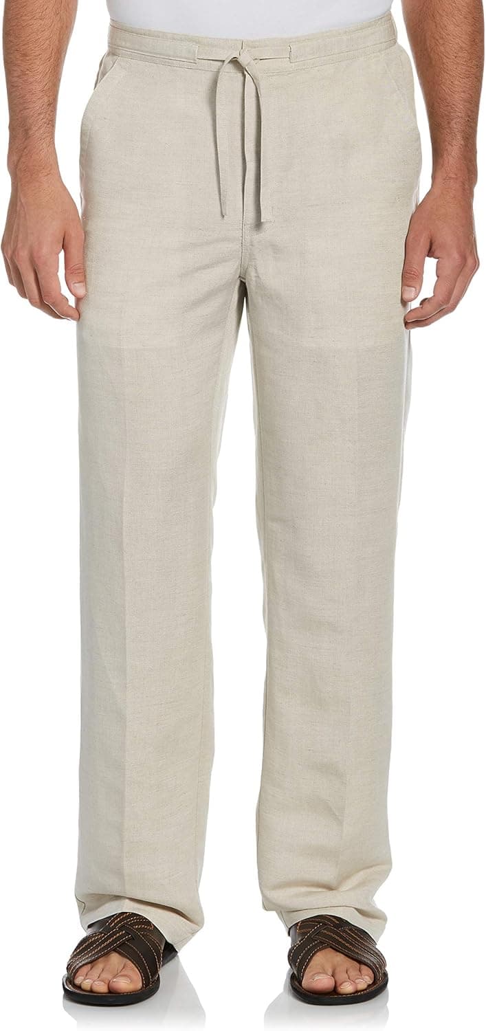 Cubavera Men's Linen-Blend Pants with Drawstring (Size Small-5x Big & Tall)