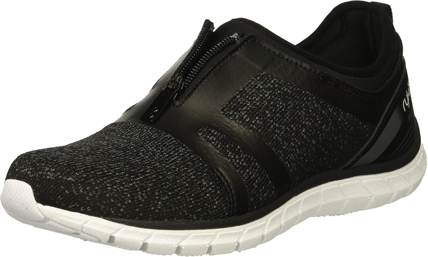 Ryka Women's Primo Knit Walking Shoe, Black, 9.5 M US