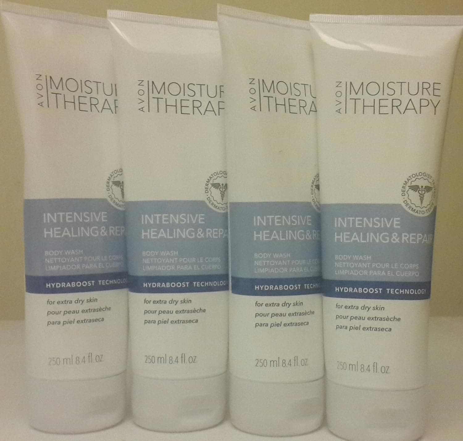 Lot of 4 Moisture Intensive Healing & Repair Body Wash