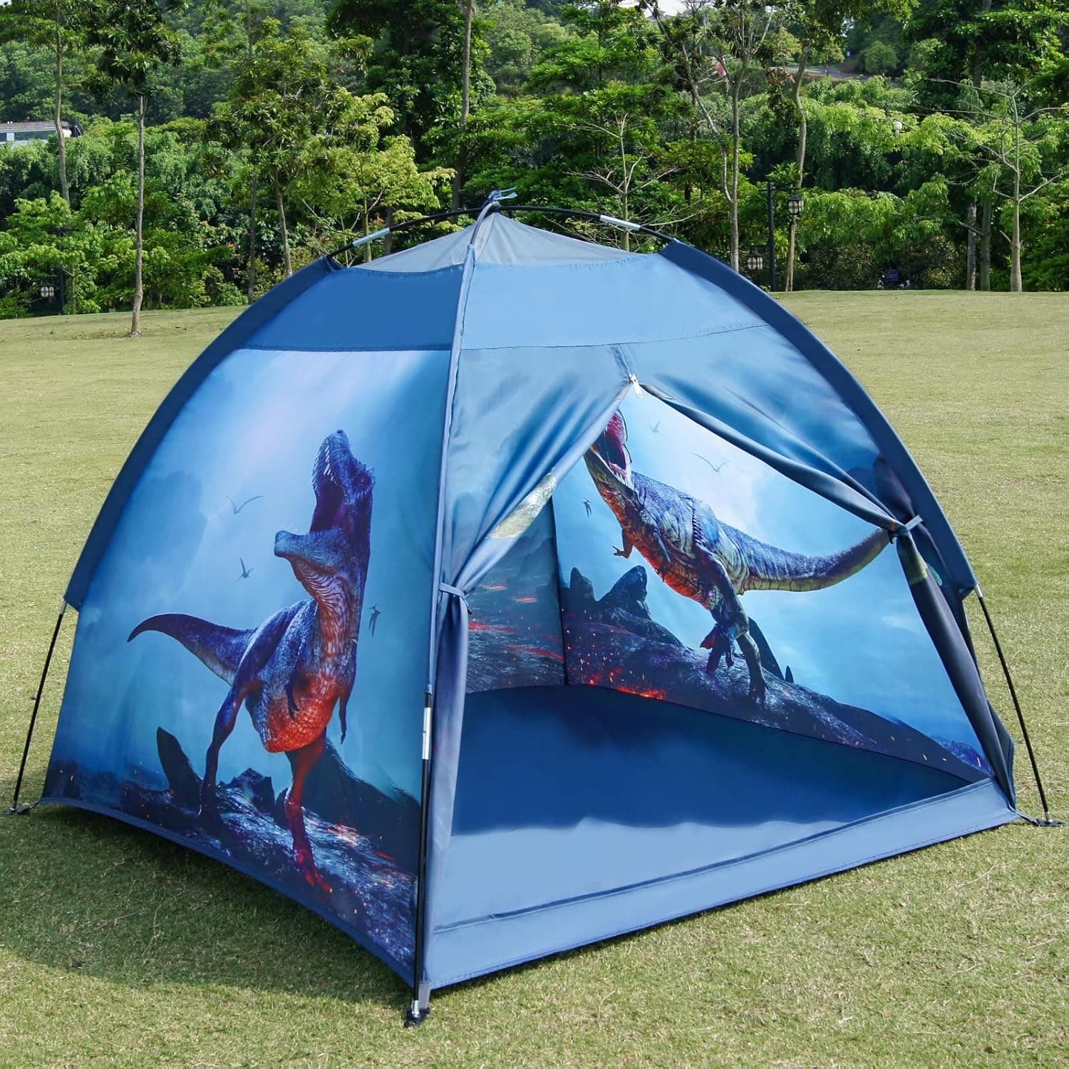 Ai-Uchoice Dinosaur Tent for Kids with Real Dinosaur Theme Kids Play Tent, Outdoor and Indoor Tent for Kids, Dinosaur Toys for Boys & Girls to Have Fun