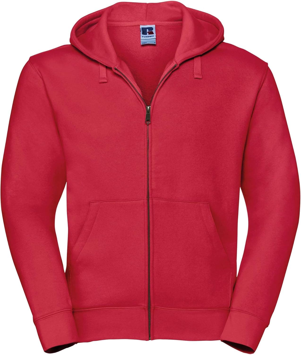 Russell Mens Authentic Full Zip Hooded Sweatshirt/Hoodie