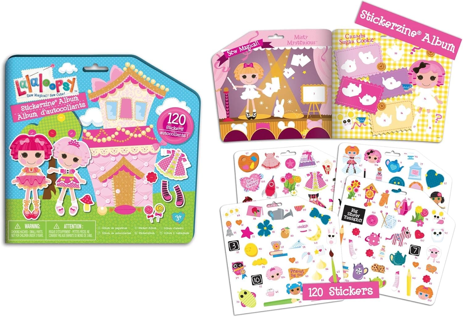 Fashion Angels Lalaloopsy Stickerzine Sticker Album