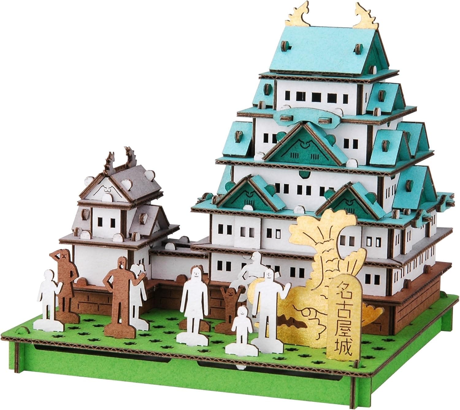 hacomo PUSUPUSU Nagoya Castle in Japan Cardboard Craft