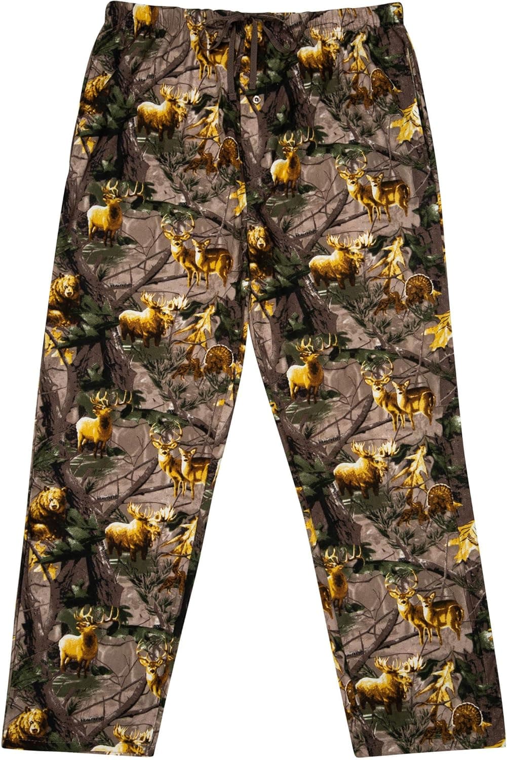 North 15 Mens Camouflage Super Soft Micro Fleece Lounge Pants