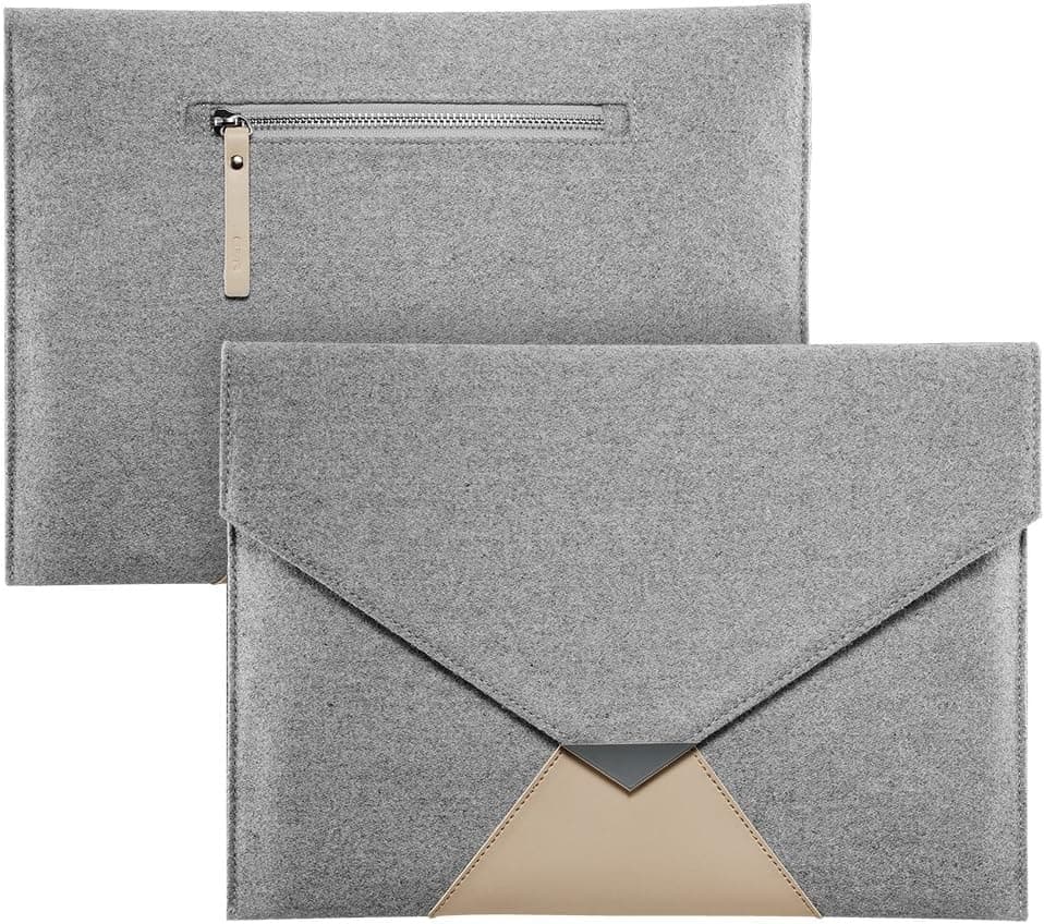 Microsoft Surface Pro 3 Case Sleeve,ESR Courier Series Sleeve Case Envelope for Surface Pro 3(12 inches)(Light Grey)[Ultra Slim] [Light Weight]