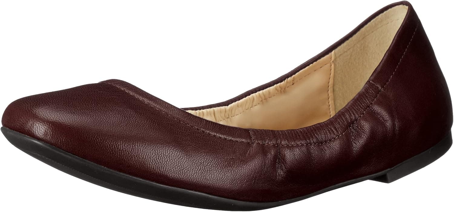 Nine West Women's GIRLSNITE Leather Ballet Flat