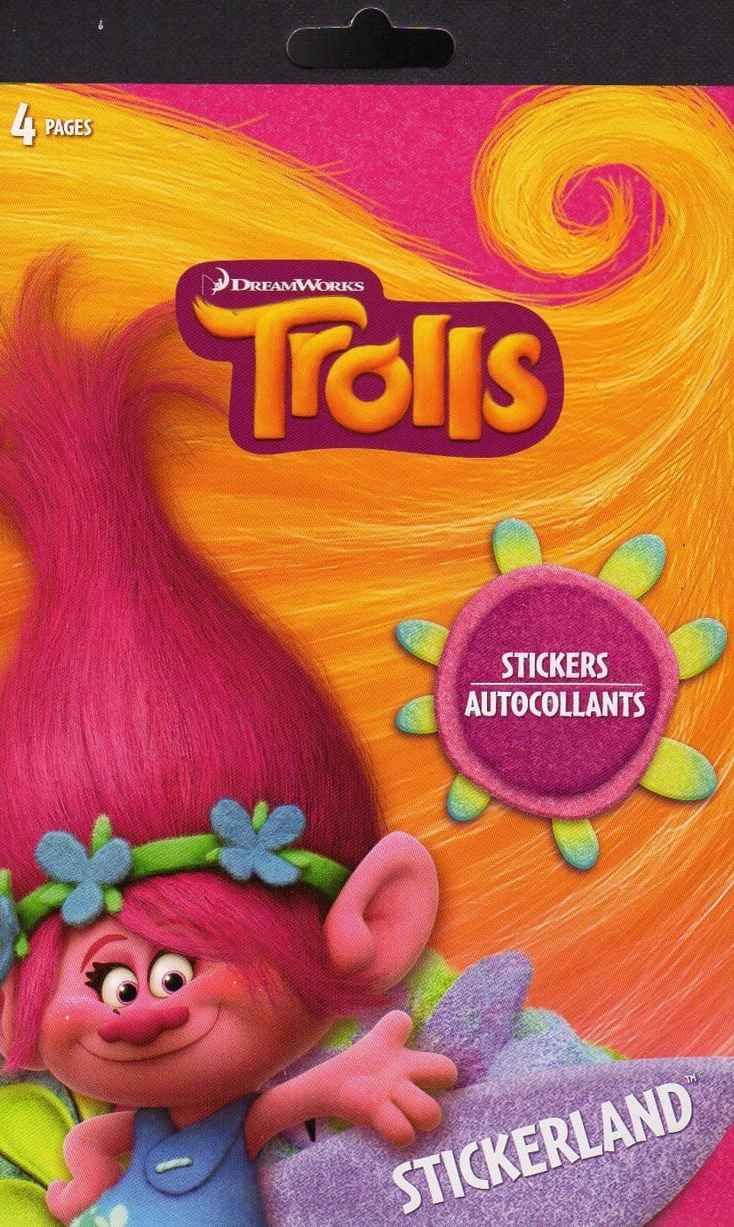 Dreamworks Trolls Stickers Book - 270+ Stickers