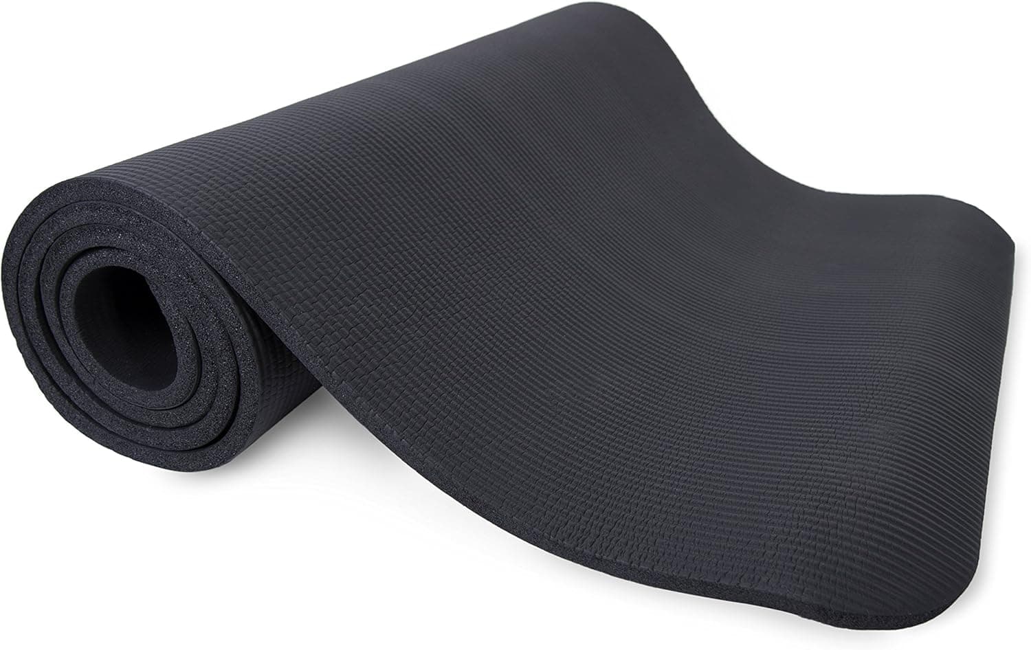 Tone Fitness Extra Thick High Density Exercise / Yoga Mat, with Carrying Strap