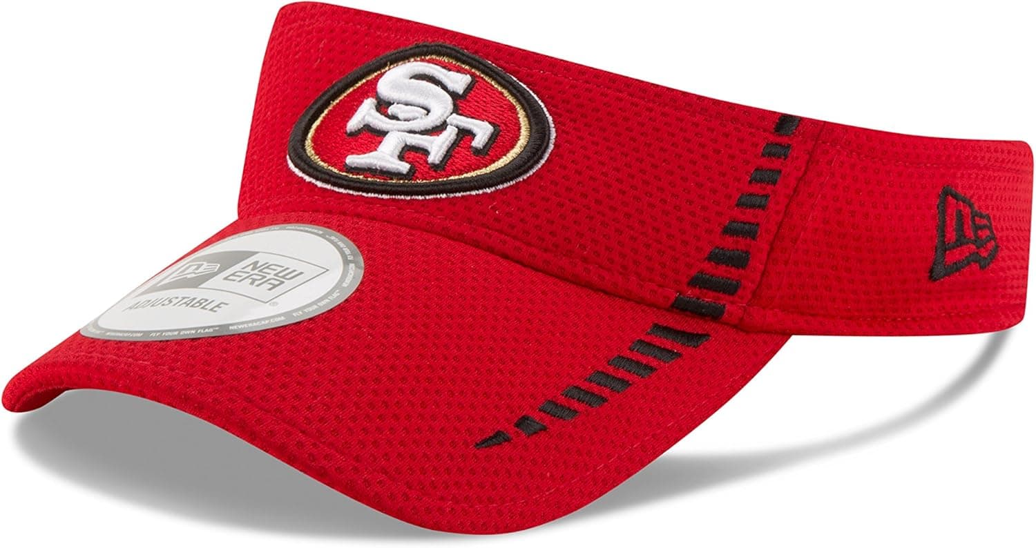 NFL San Francisco 49ers NE Speed Visor, One Size, Scarlet