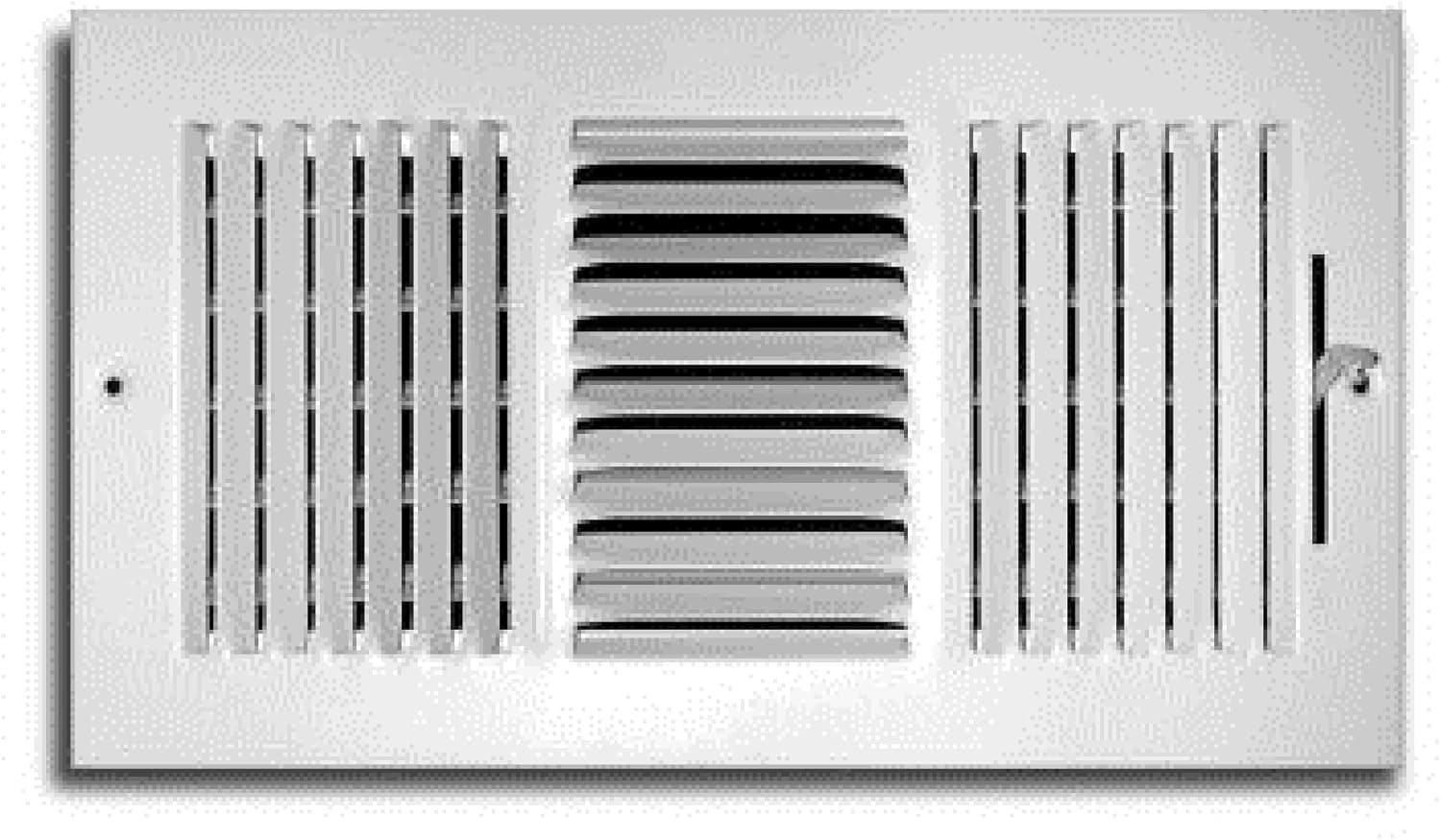TruAire H103M 12 in. x 8 in. 3 Way Wall/Ceiling Register