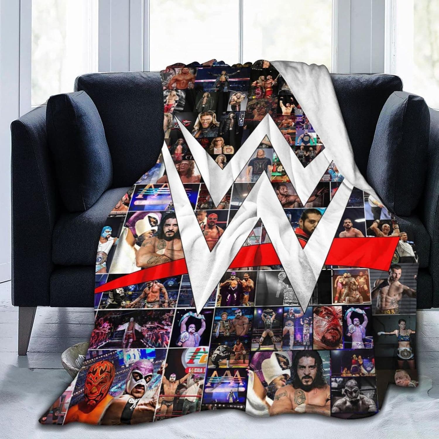Thow Blanket Flannel Fleece Blanket Ultra Soft Lightweight Throw Blanket for Bed Couch Living Room 60"X50"