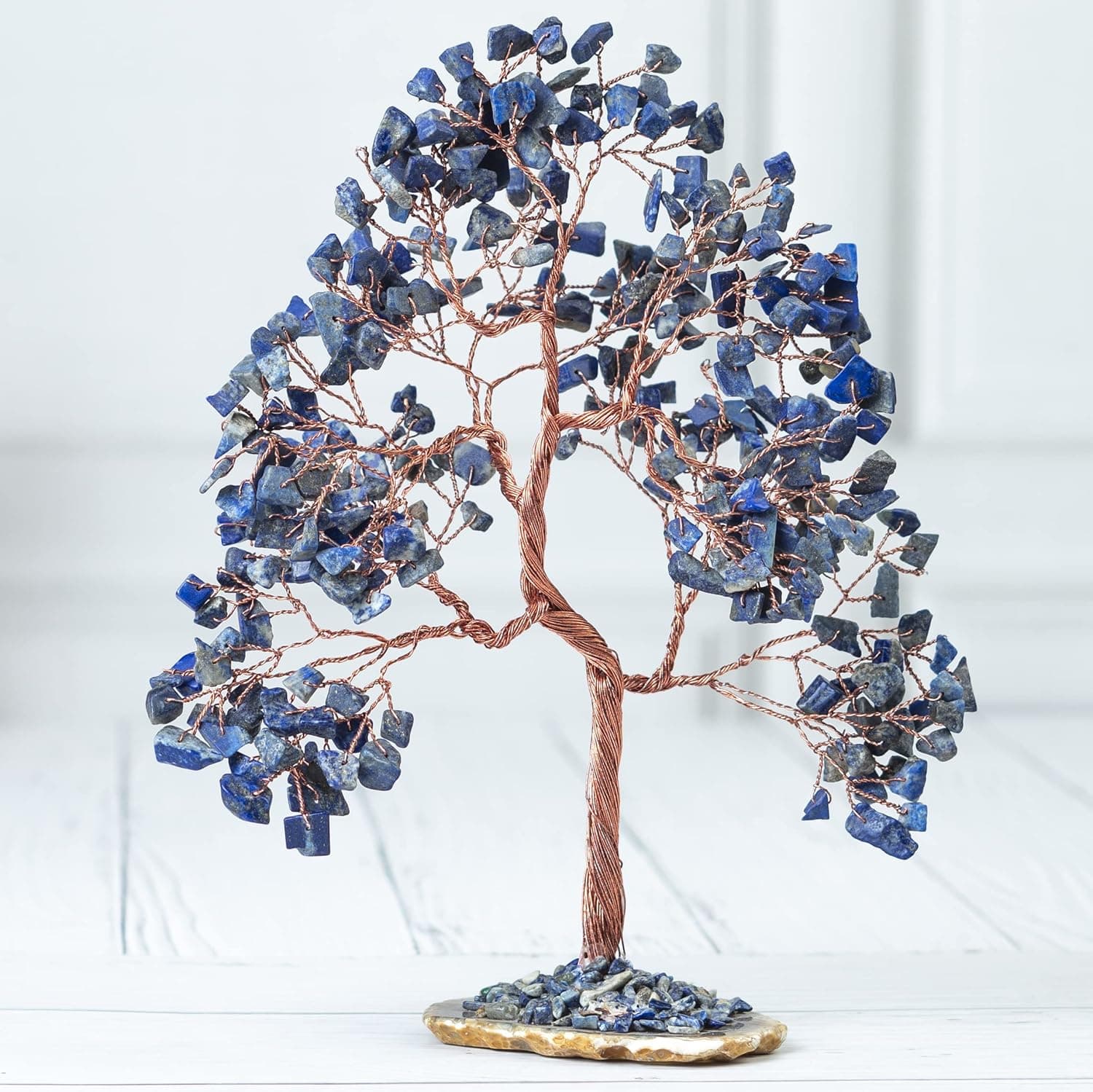 Lapis Lazuli Tree - Crystal Tree - Chakra Tree - Gemstone Tree - Healing Crystal Tree - Feng Shui Tree - Money Tree - Gem Tree - Crystal Gifts - Crystal Tree of Life - Spiritual Gift - Handmade Tree