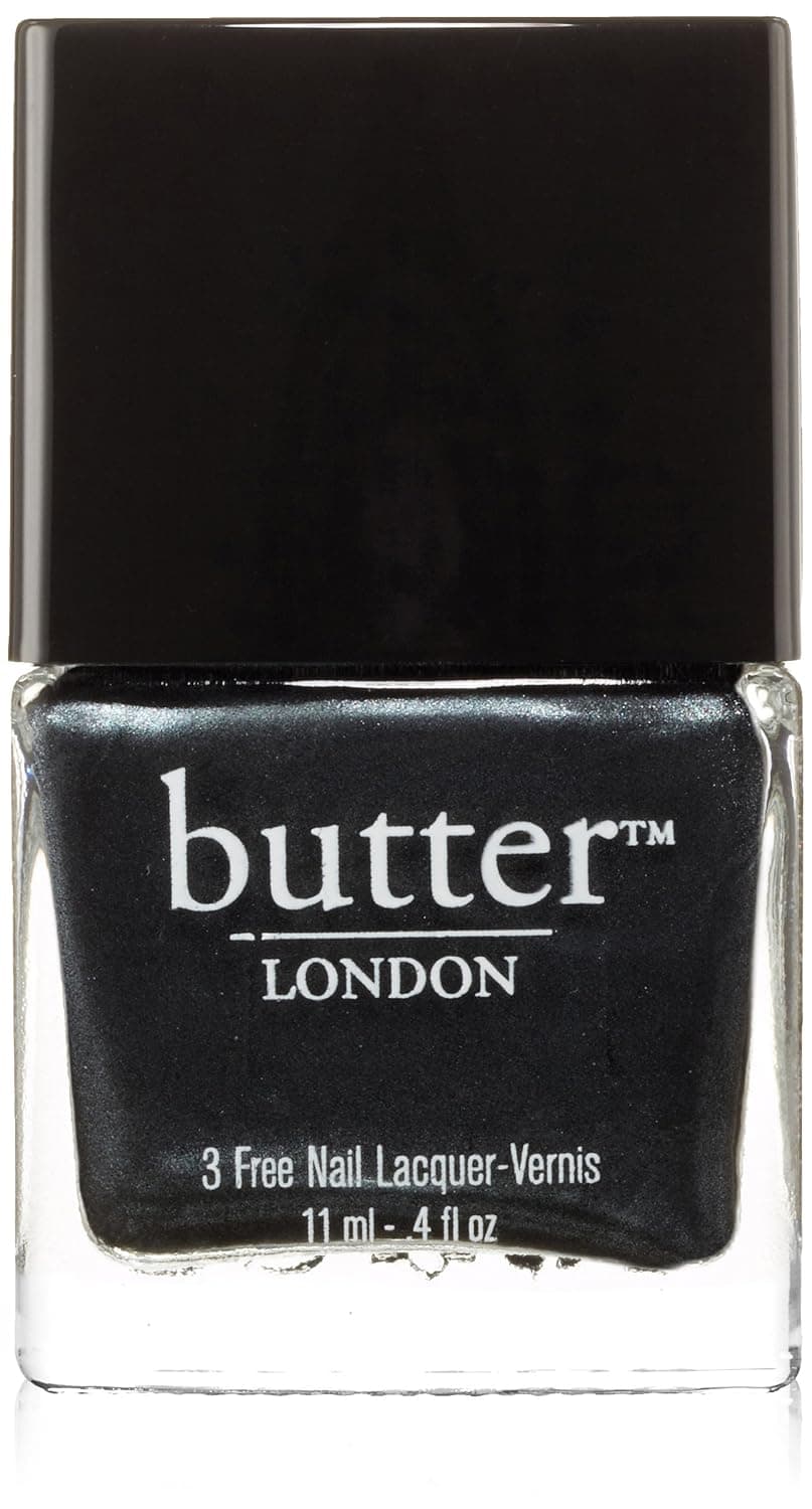 butter LONDON Nail Lacquer, Grey & Silver Shades, Chimney Sweep