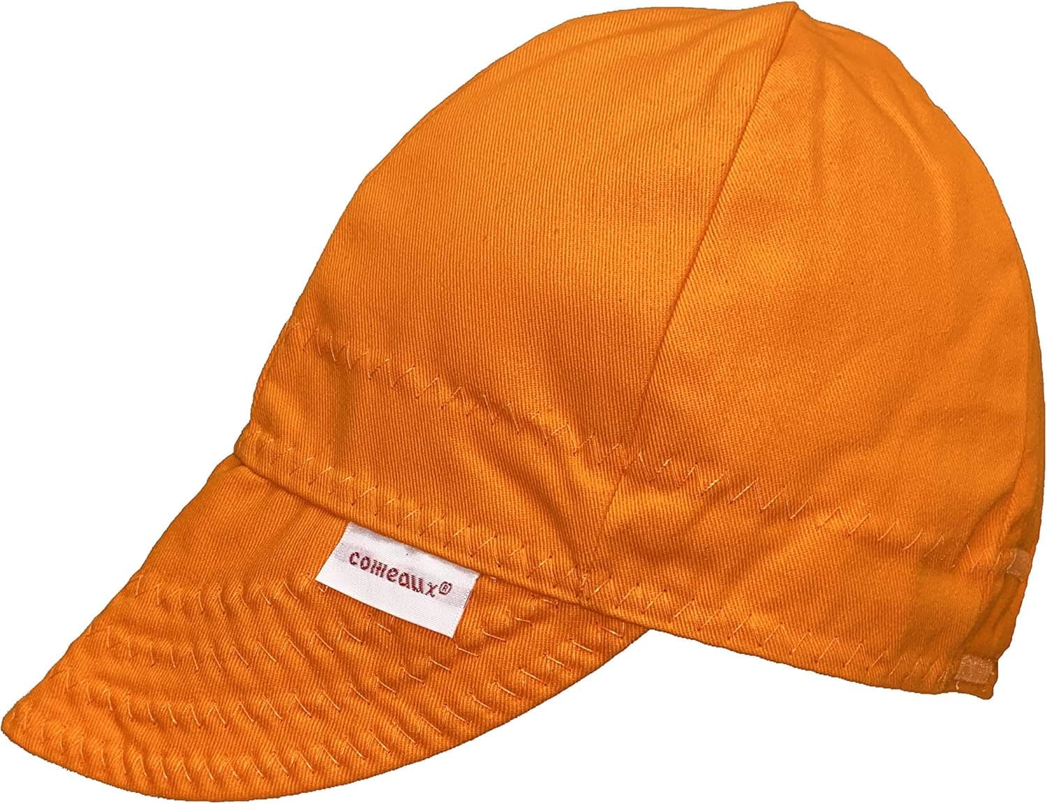 Comeaux Caps Reversible Welding Cap Solid Orange Size 7 5/8