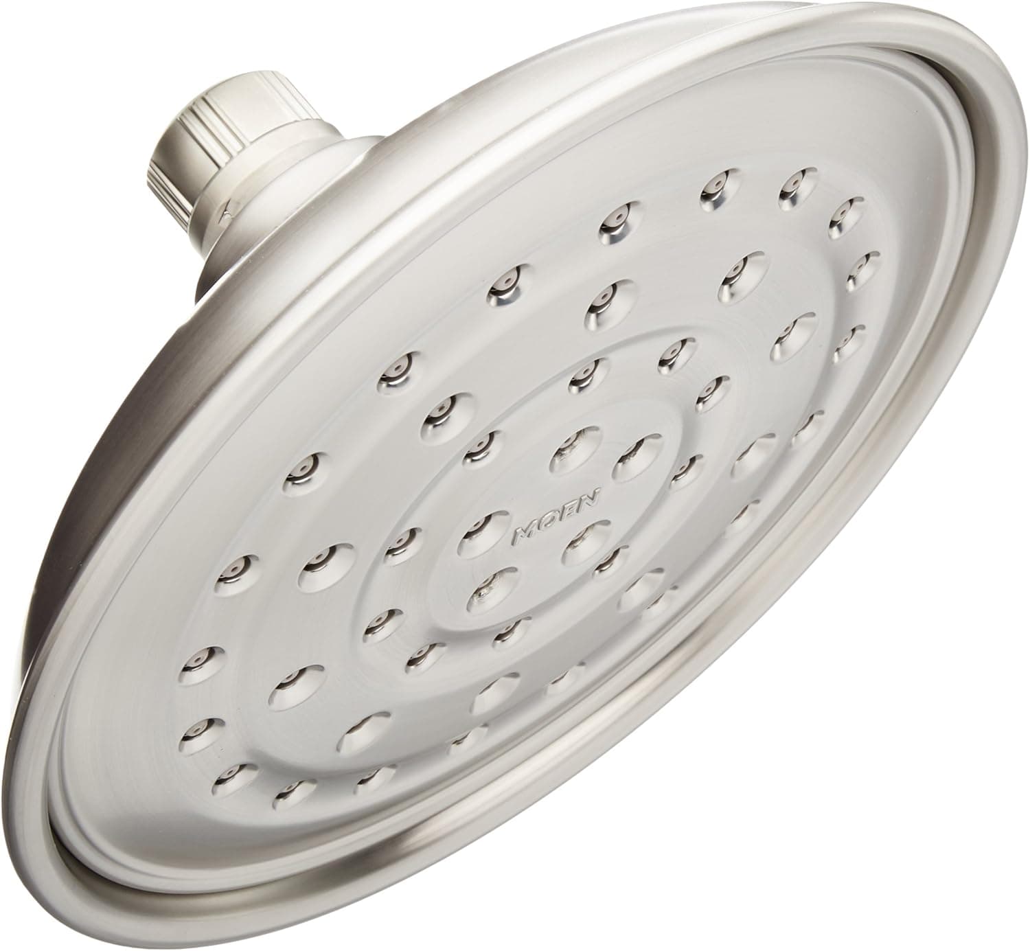 Moen 21007SRN Vitalize 7 Inch Rain Shower Head Featuring Pressurized Invigorain Technology - Spot Resist Brushed Nickel