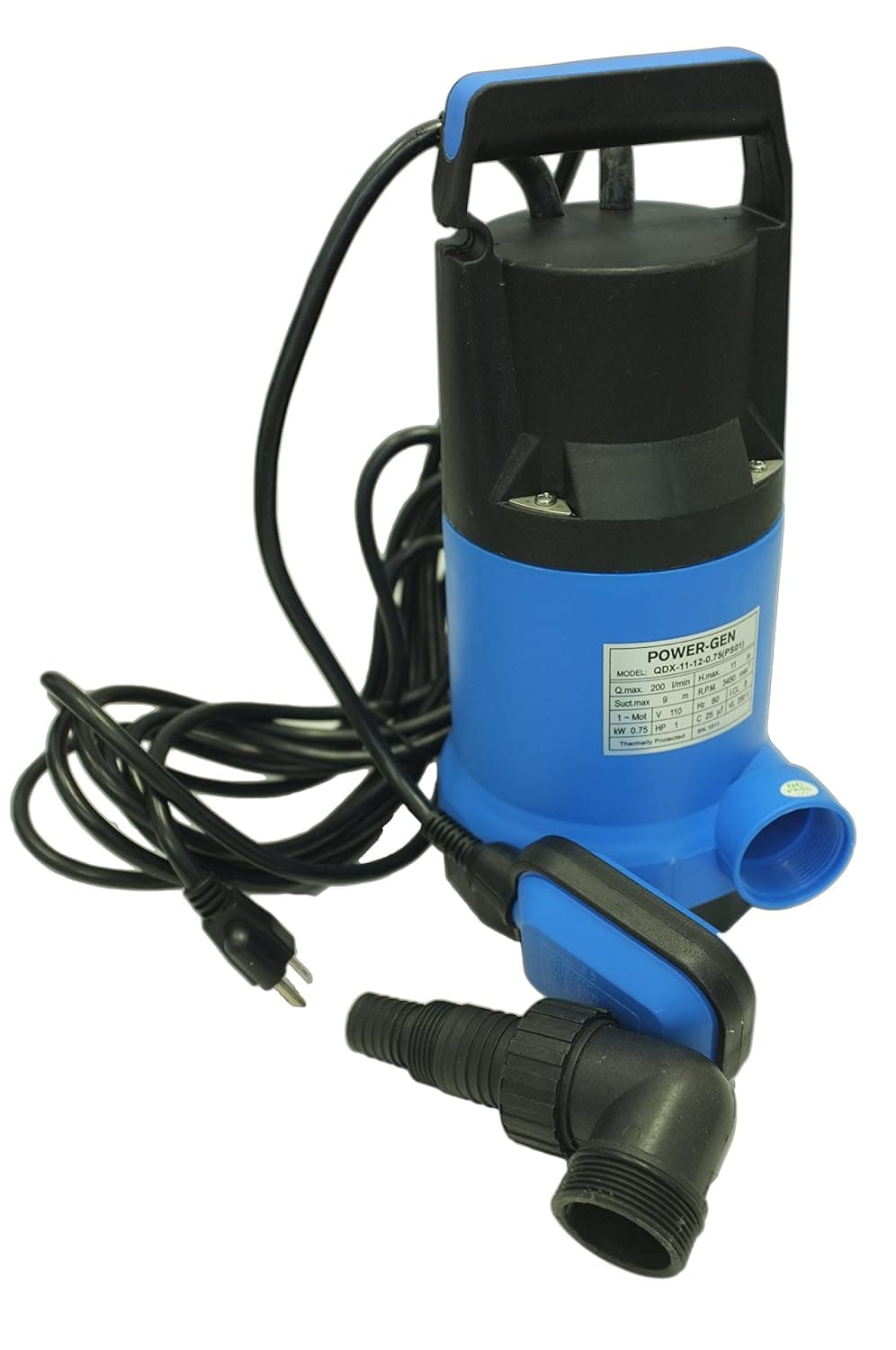 1 HP/750 W Submersible Pump Electric with Float Switch Water Sump Pump Pumping