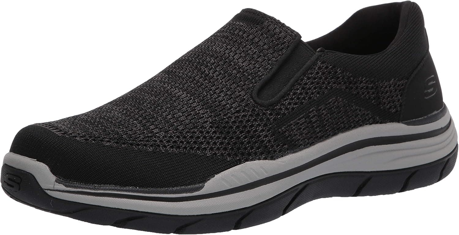Skechers Men's Expected 2.0-Arago Slip on Canvas Loafer
