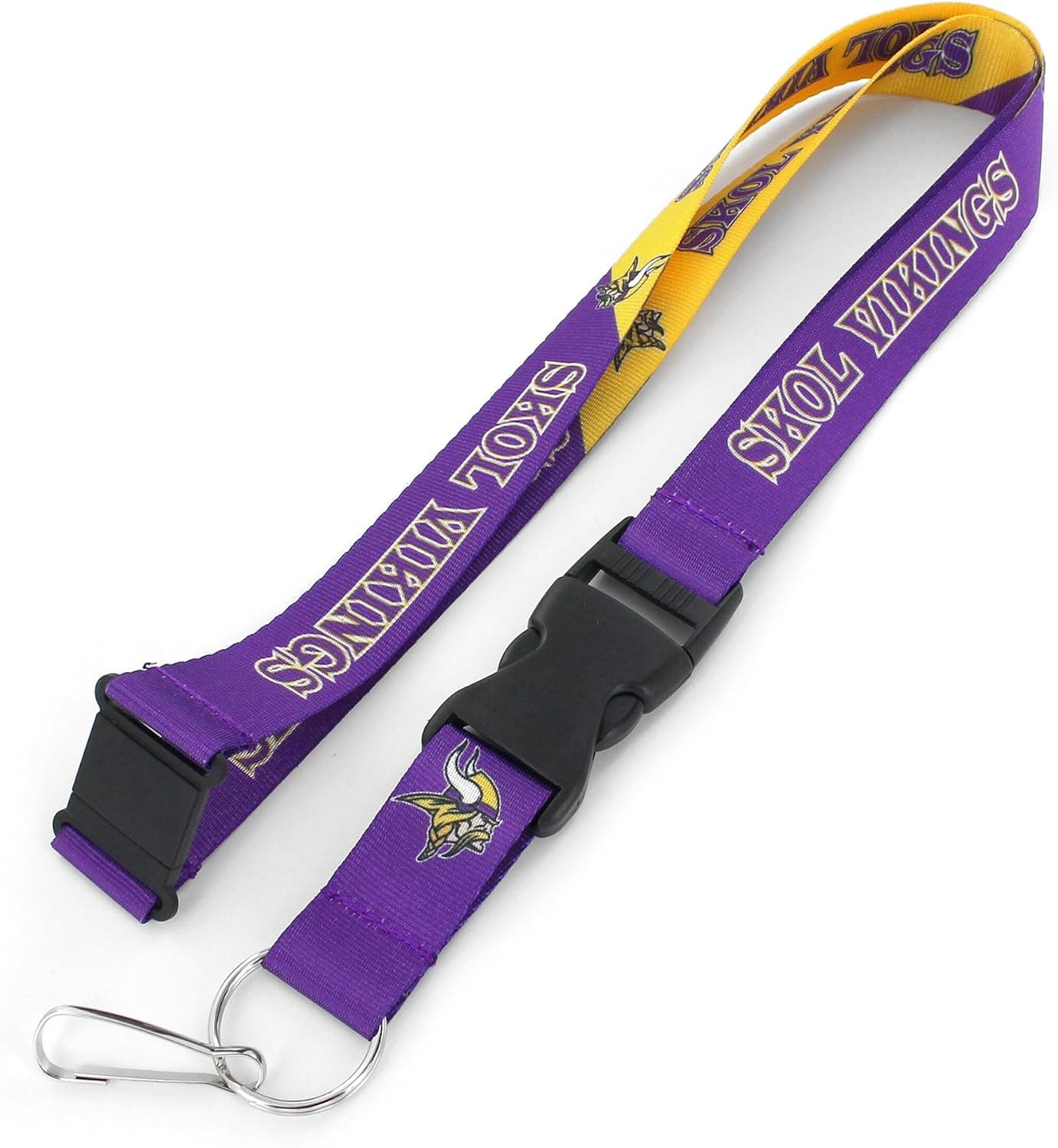 aminco NFL unisex-adult Nfl Slogan Lanyard