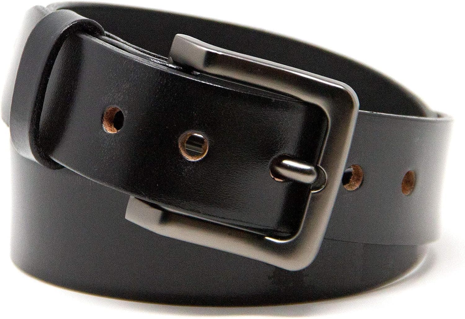 Logical Leather Men's Belt - Heavy Duty Genuine Full Grain Leather Belts