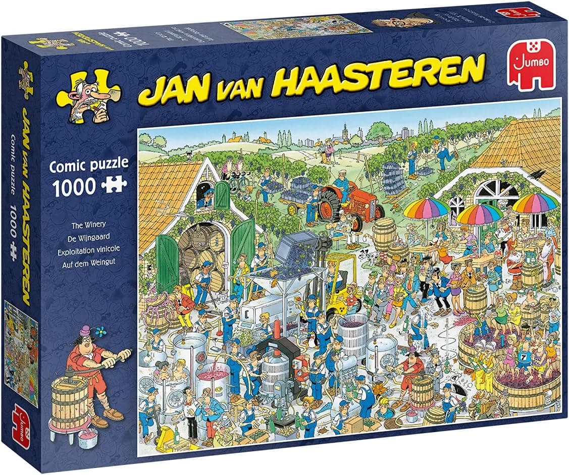 Jumbo, Jan Van Haasteren - The Winery - 1000 Piece, Jigsaw Puzzles for Adults, 1,000 Piece