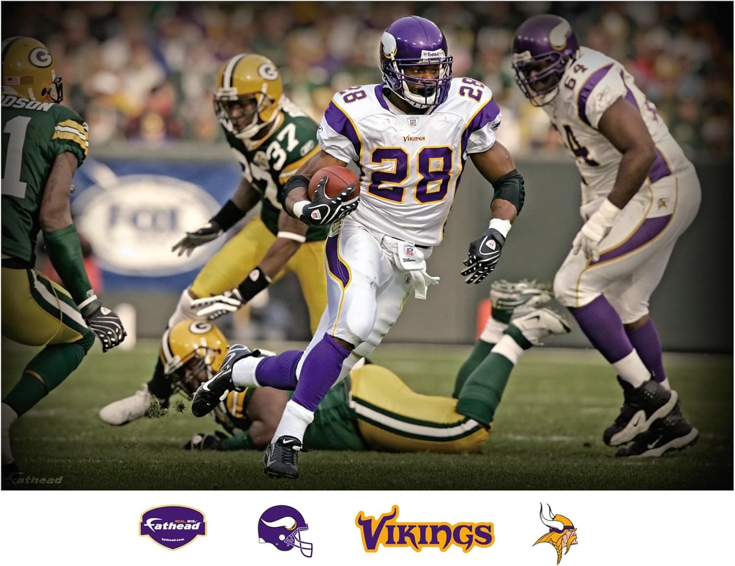 Fathead NFL Minnesota Vikings Adrian Peterson In Your Face Mural