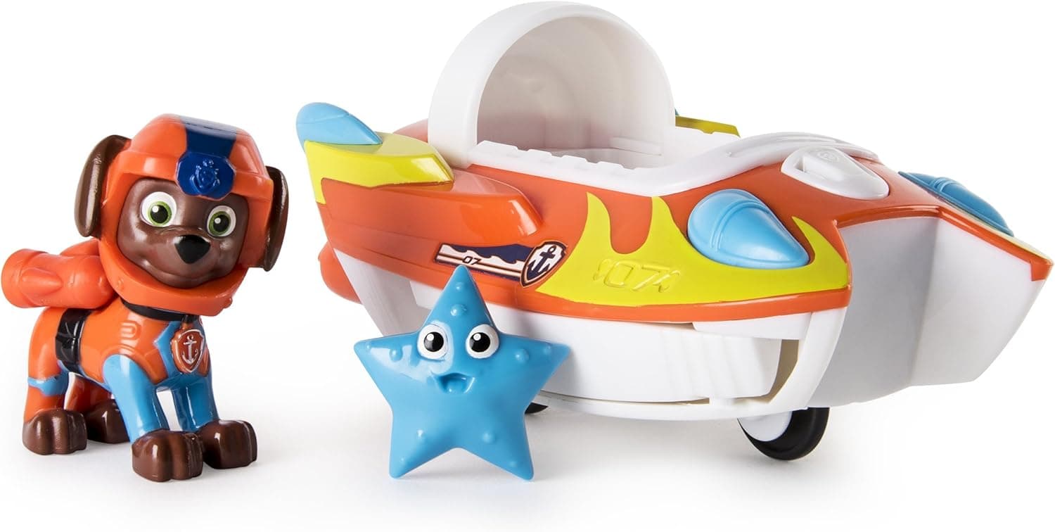 Paw Patrol Sea Patrol - Zuma’s Transforming Sea Patrol Vehicle with Bonus Sea Friend