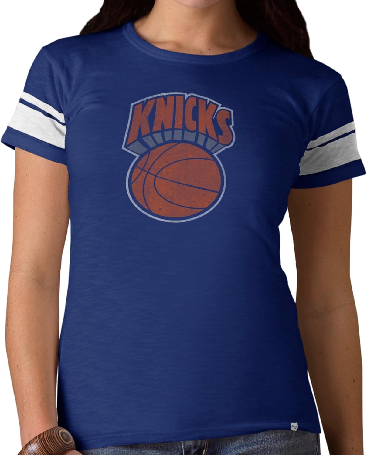 NBA New York Knicks Game Time Tee, Bleacher Blue
