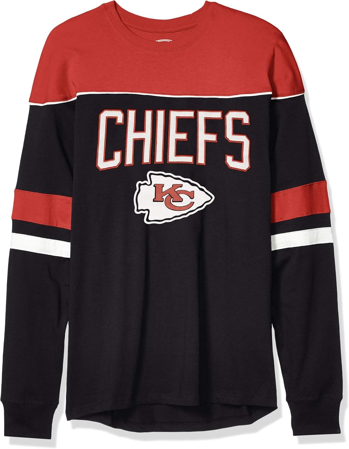 OTS NFL Kansas City Chiefs Men's Division Long Sleeve Tee, Division, Large