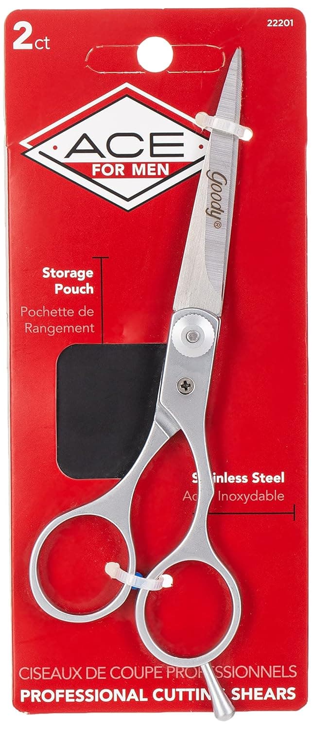 Goody Ouchless Start Style Finish Professional Hair Cutting Shears with Pouch, Botanical Garden Brights, 0.20 Pound