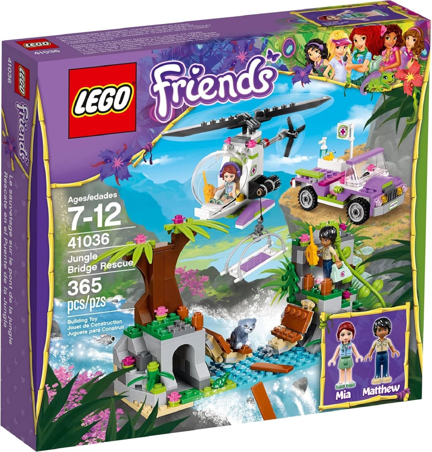 Lego Friends pounding Jungle River 41036