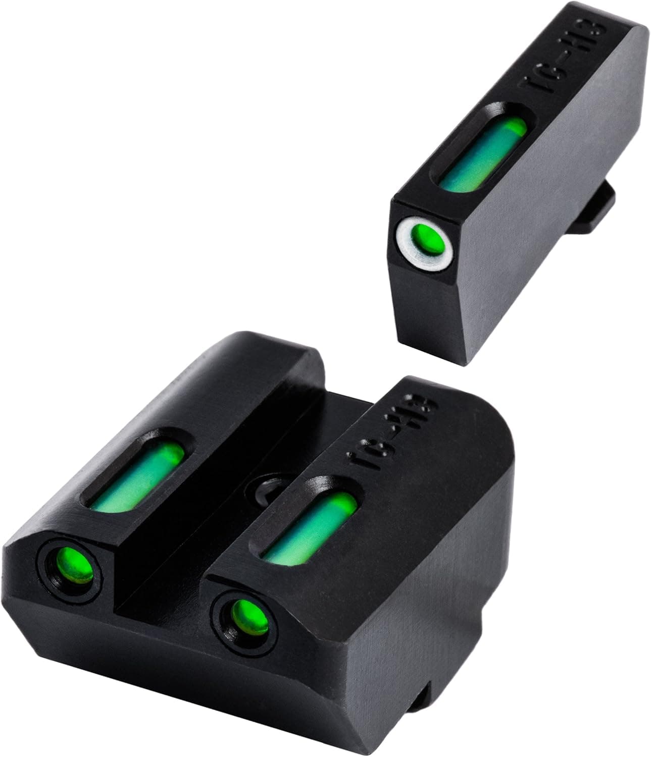 TRUGLO TFX Tritium and Fiber-Optic Xtreme Handgun Sights for Glock Pistols, Suppressor Height, Glock 20, 21, 25, 28, 29, 30 and More