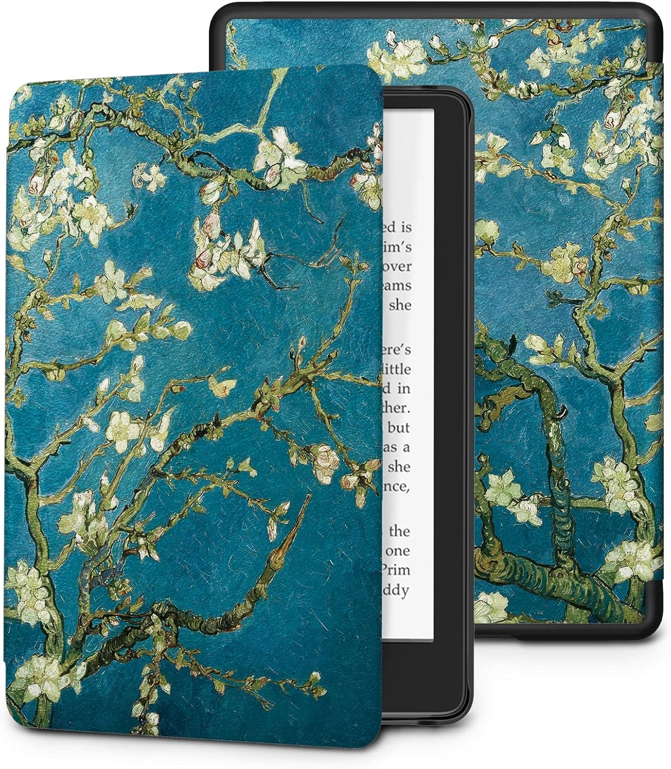 DTTO Case for Kindle Paperwhite (11th Generation-2021) - Slim Hard PC Cover with Auto Wake/Sleep fits Amazon Kindle Paperwhite 2021, 6.8 inch (Blossom)