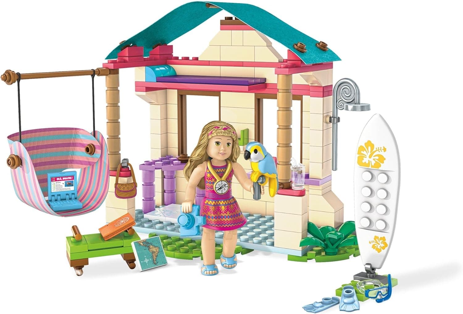 Mega Construx American Girl Lea's Beach Hut Building Set