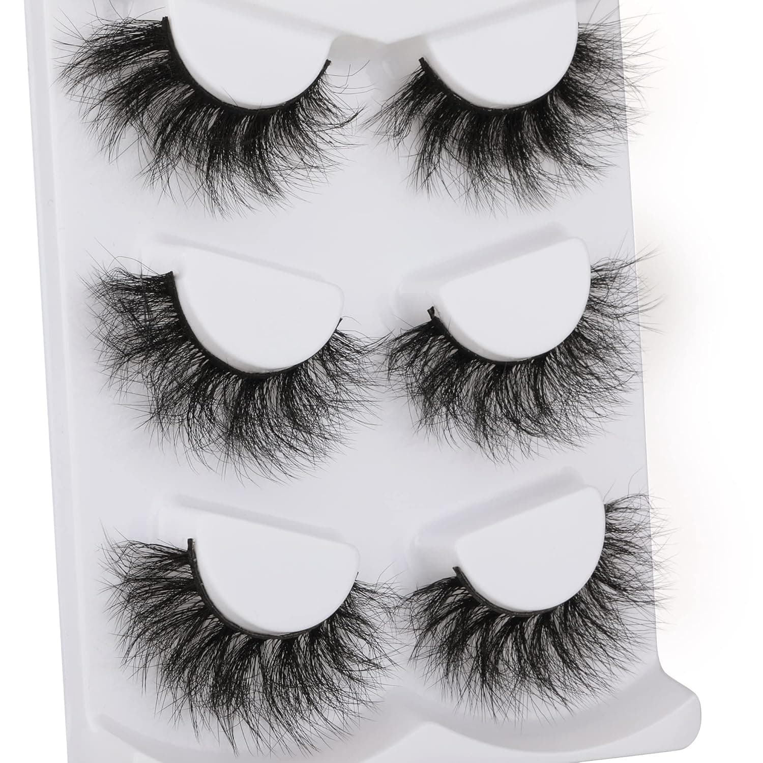 Mink Lashes Fluffy Mink Eyelashes Wispy Lashes Pack Fluttery 10D Multi-dimensional Volume False Eyelashes 3 Pairs